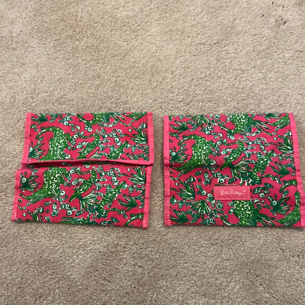 Lilly Pulitzer Sandwich Bag set of 2